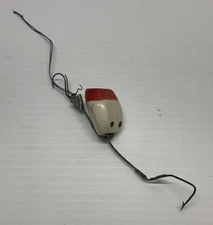 EARLY HARLOW & STEINBAUGH E-Z WAY RED & WHITE MECHANICAL SPRING HOOK LURE