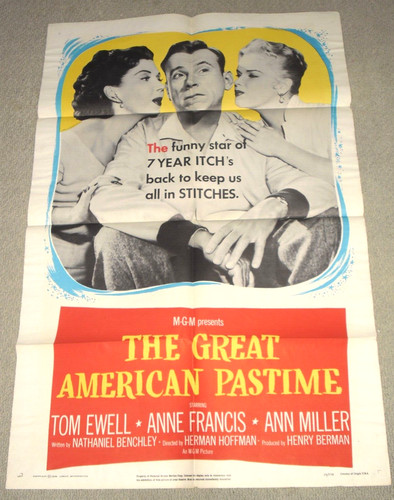 The Great American Pastime Original 1sh Movie Poster