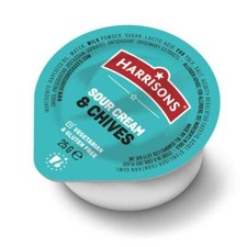 SOUR CREAM & CHIVES Sauce 25ml Dip Pot - Take Away Burger Van Picnics BBQ PIZZA