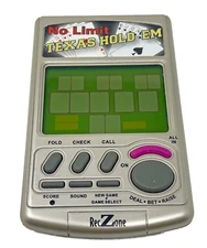 No Limit Texas Hold'Em Electronic Portable Handheld Game Rec Zone Model CS2095