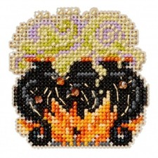 Witch's Cauldron - Autumn Harvest 2024 Mill Hill Glass Bead Kit w/Treasure
