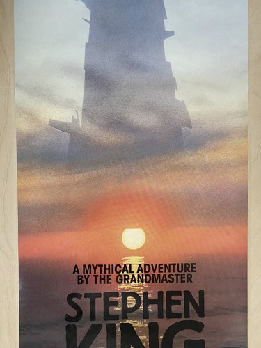Stephen King Dark Tower lll. scarce ORIGINAL publicity Poster,circa 1991 as new - Picture 3 of 10