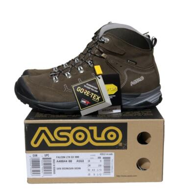 Asolo Falcon GV LTH Gore-Tex Hiking Boots w/ Vibram MegaGrip Brown 8.5 9.5 10.5
