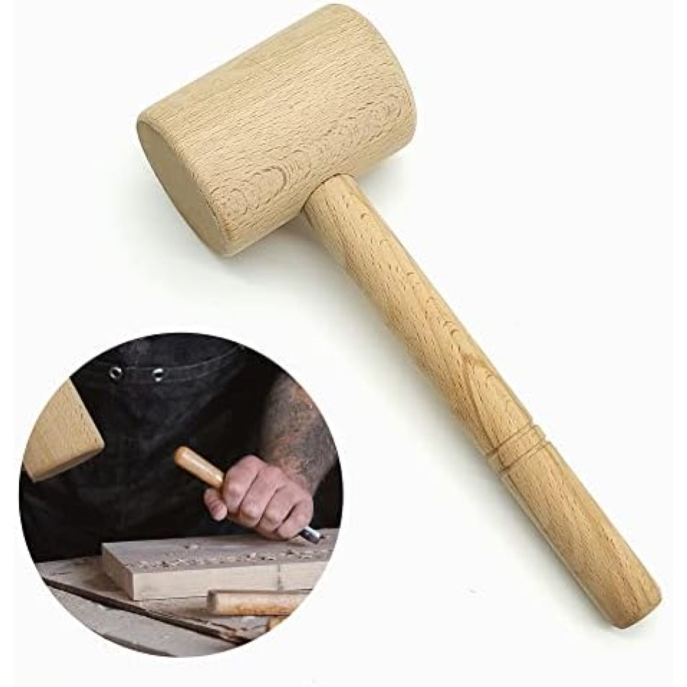 Martello Artistico in Legno per Intaglio e Montaggio Mobili Design