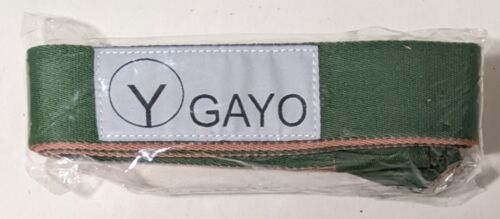 Y O Gayo Yoga Mat Carrying Strap Green & Pink Exercise Gym