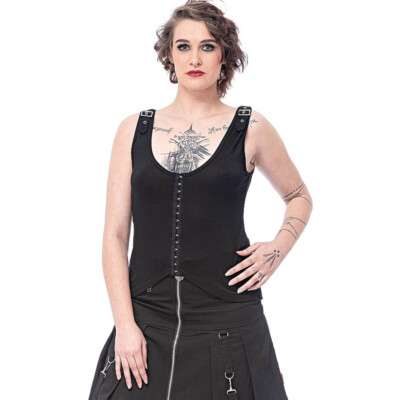 Queen Of Darkness Tank Top - Summery Gothic Punk