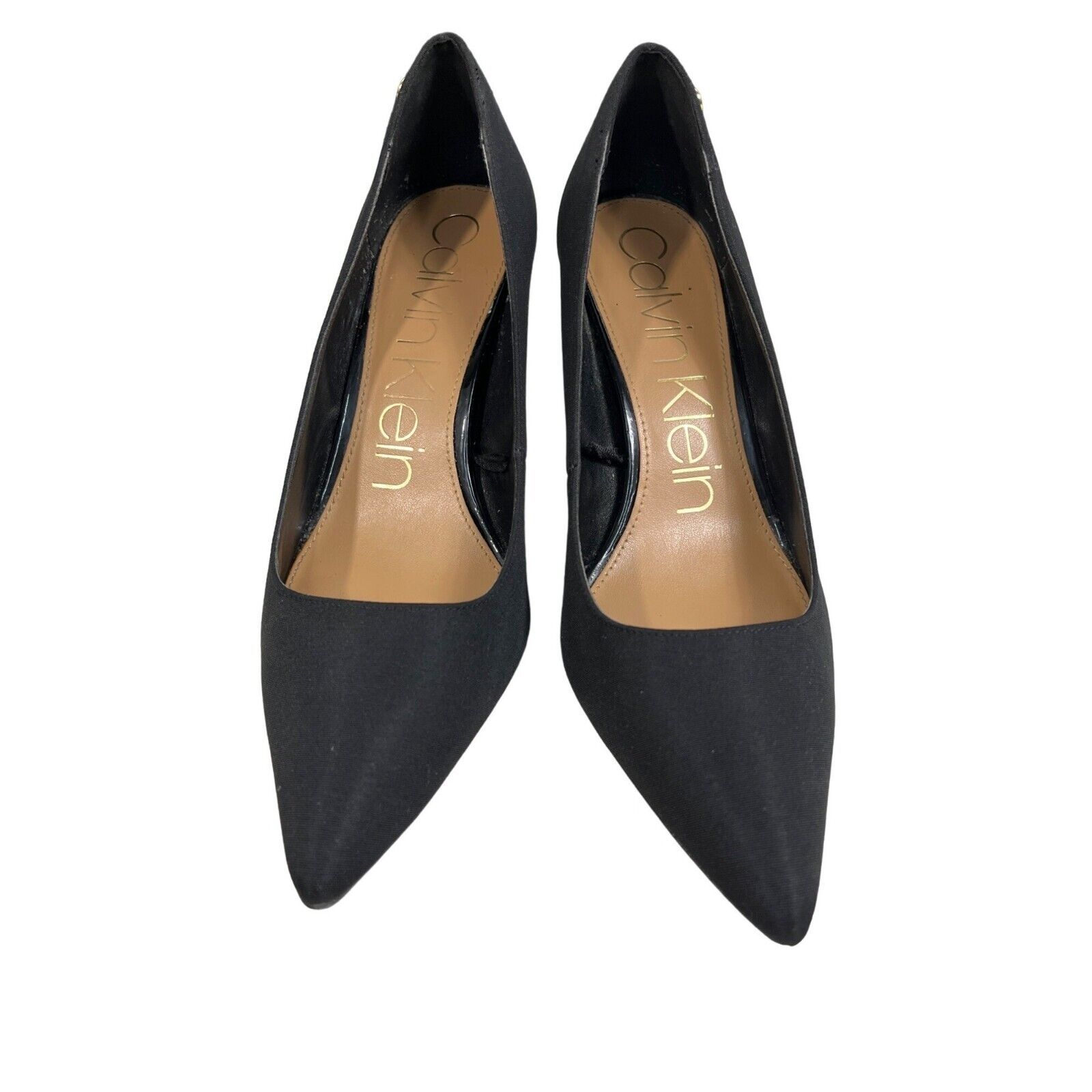 Calvin Klein Women’s Suede Black Pumps 3.5in Heel… - image 4