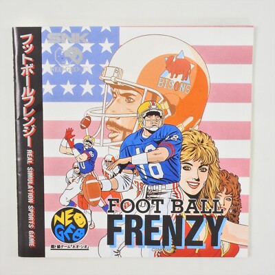 その他 FOOT BALL FRENZY NEO-GEO CD Neo Geo CD Foot Ball Frenzy Spine Card. Japan SNK Clean & Work