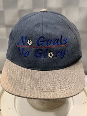 NO GOALS NO GLORY Soccer Sample Snapback Adult Cap Hat