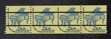 CKStamps : US Stamps Scott #1615Ce Strip of 4 Pair Imperf between Mint NH OG $45