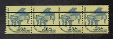 CKStamps : US Stamps Scott #1615Ce Strip of 4 Pair Imperf between Mint NH OG $45