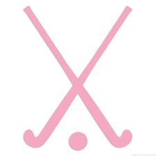 Field Hockey Sticks - Decal Sticker - Multiple Colors & Sizes - ebn6865