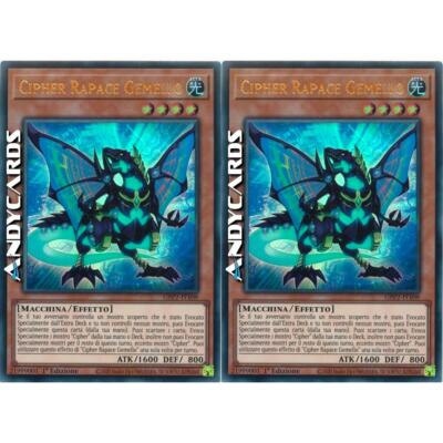 2x CIPHER RAPTOR TWIN   (Cipher Twin Raptor)   Ultra R   GFP2 IT109   1Ed