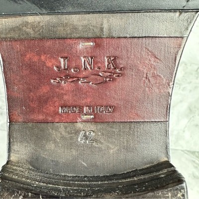 New Area Forte distressed crackle combat handcrafted boots  display picture 1