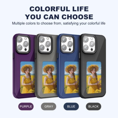 E-Ink Phone Case With Smart NFC Technology, iPhone 15pro, 15pro max