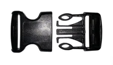 ITW World Range 40mm Side Release Buckle (Black) Male Adjustable