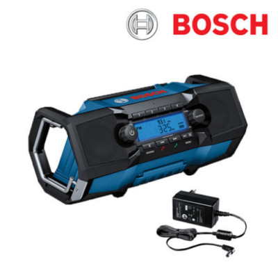 BOSCH GPB18V-2C 18V Compact, Portable Jobsite Radio with Bluetooth 5.0,Body Only