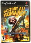 Sony PlayStation 2 Destroy All Humans in Excellent Condition