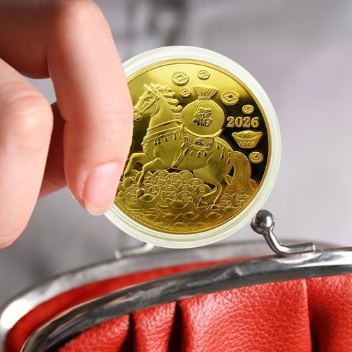 Money Is Coming Soon - El Año 2026 del Caballo Delicada Moneda Conmemorativa - Imagen 6 de 11