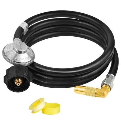 Aekops 6.5 FT Propane Adapter Hose with Regulator Ft Hose, 6.5FT