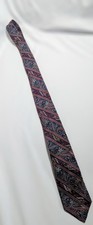 CHRISTIAN DIOR Vintage made in USA 100% Silk Tie Men's Paisley Necktie