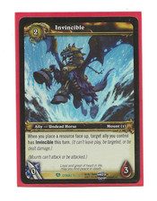 WOW TCG INVINCIBLE Mount Foil CITADEL 15/30 English NM UD 2011