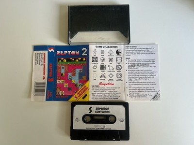Repton 2 BBC Micro Computerspiel überlegene Software Kassette kostenloser Versand UK 80er
