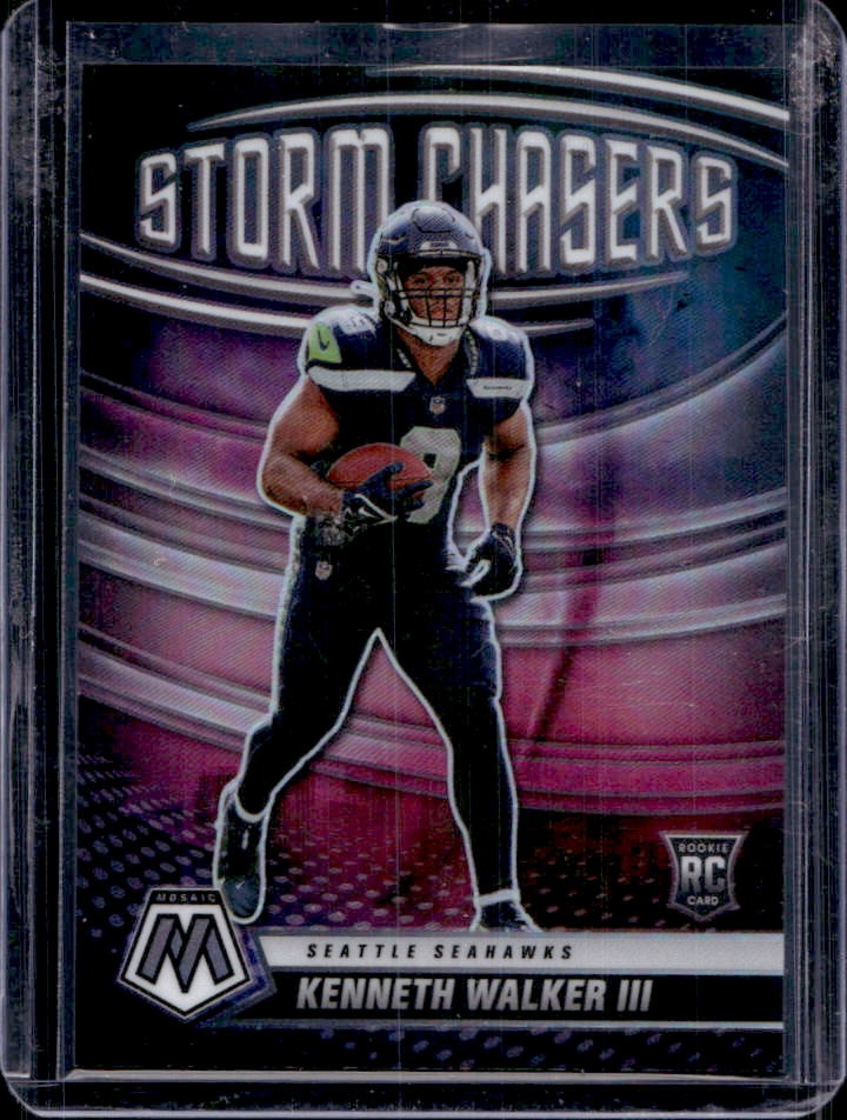 2022 Mosaic Kenneth Walker III Storm Chasers RC Rookie #SC-19 Seahawks