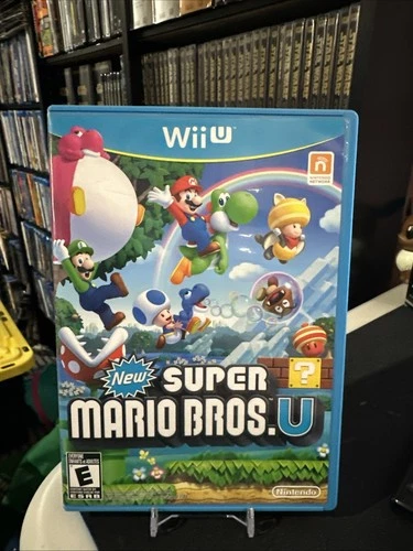 New Super Mario Bros. U Nintendo Wii U - 2012 - CIB w/Manual & Insert
