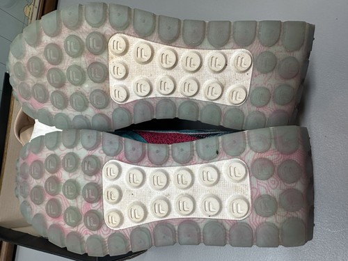 Fila Women’s Renno pink teal colorful Sneakers, Gently Used Size 8 - Picture 2 of 5