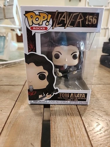 SLAYER TOM ARAYA FUNKO ROCKS VINYL FIGURE #156 NEW IN BOX