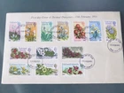 FALKLAND ISLANDS 1971 SURCHARGED DEFINITIVES FULL SET ON ILL FDC