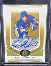 2020-21 SP Signature Edition Legends Gold Spectrum Foil Autographs Kevin Miller