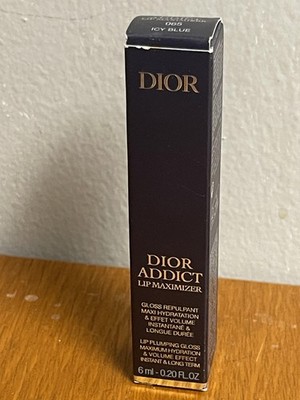 Dior Addict Lip Maximizer 065 Icy Blue Plumping Gloss 6ml Hydration Volume New