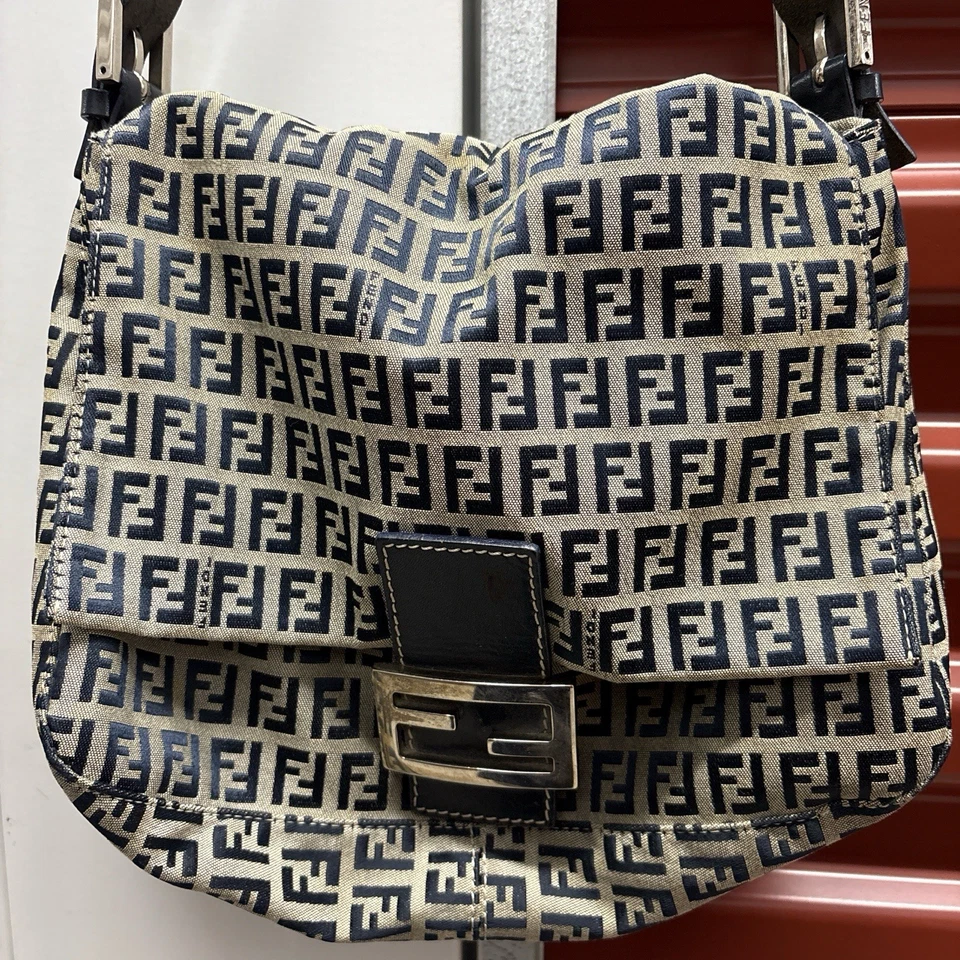 FENDI Shoulder Bag 26325 canvas Zucca Mamma bucket used - Image 2 of 4