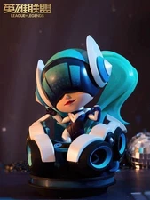 League Of Legends DJ Sona Kinetic Figure Led Maven of the Strings （No game icon）