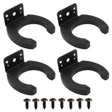 Waziaqoc 4 Pcs Microphone Holders for Mic Stand, Black 4pcs,