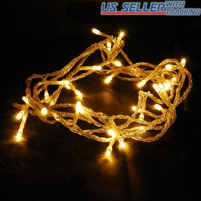 ABI 100-Count LED Christmas Light Outdoor / Indoor Decoration (Warm White)