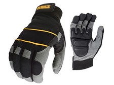 DEWALT Power Tool Gel Gloves Black/Grey - Large DEWDWGPTG