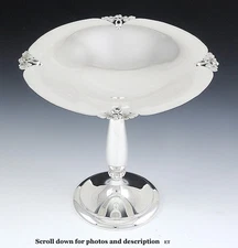 Fantastic Sterling Silver Compote M. Fred Hirsch Co. c1930s-50s 