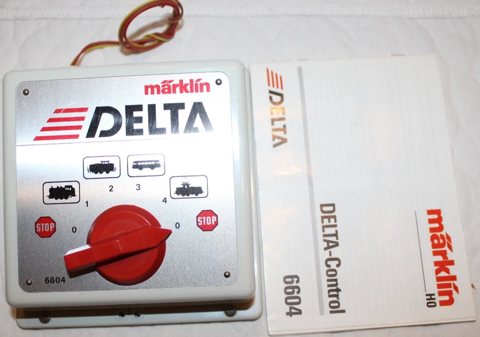 Märklin H0 Delta 6604 Digital Steuergerät-Gebraucht/Geprüft/Anleitung - Bild 2 von 3