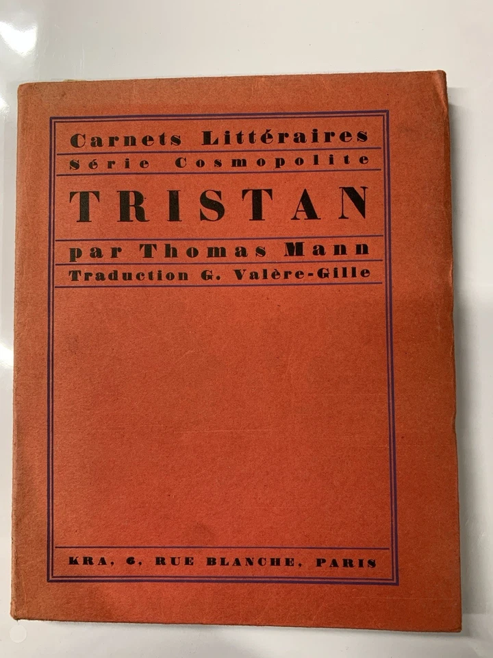 TRISTAN – Thomas Mann | Carnets Littéraires – Édition originale numérotée - Photo 1/4
