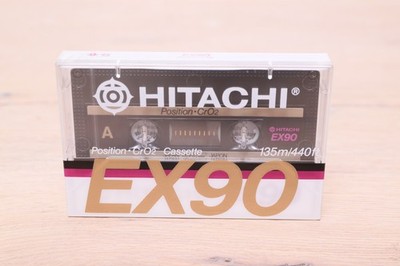 1x Hitachi EX90 Kassette, NEU! Cassette Tape IEC Type II-High NEW! CRO2