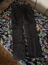 Helmut Lang - Moto Worker Jeans Size 30  In Black 