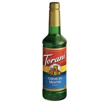 Torani Creme de Menthe Flavoring Syrup 750 mL