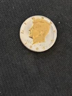 DANBURY MINT -  1992-P UNCIRCULATED KENNEDY HALF DOLLAR -GOLD AND SILVER PLATED