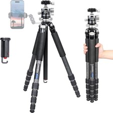 Carbon Fiber Travel Tripod-INNOREL GT255C Compact Camera Tripod Stand for DSLR