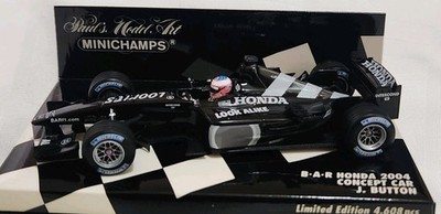Minichamps 400030117 1/43 BAR Honda Concept Car J. Button 2004 Model Car LIMITED