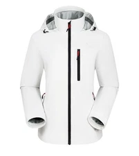 Camel Crown Women’s Waterproof Shell Jacket Windbreaker Hooded Rain Coat XL