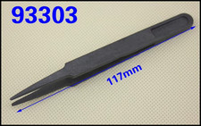 Watch Repair Tool Antistatic Carbon Fiber Tweezers Straight Elbow Plastic Tweeze